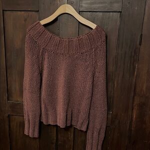 Free People Sweater - Deep mauve